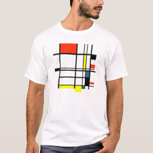 Camiseta Geométrico um la Mondrian