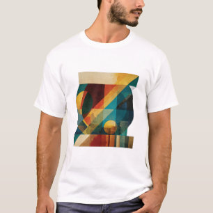 Camiseta Geométrico “Z” – Monograma Abstrato de Meados do S