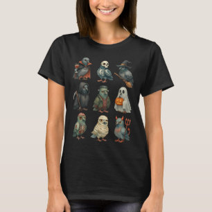 Camiseta Geon Pássaro Soky Bruxa Boo Zumbi Dia das Bruxas M