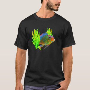 Camiseta Geophagus Eartheater Cichlid Aquarium Kepers Fish