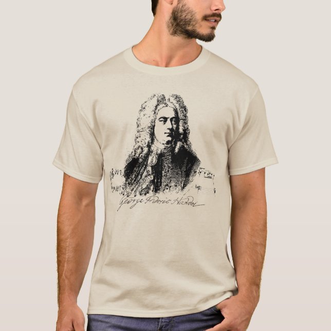 CAMISETA GEORG FRIEDRICH HÄNDEL, GEORGE FRIDERIC HANDEL (Frente)