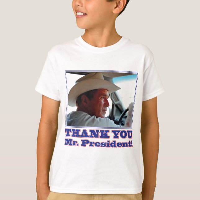 Camiseta George Bush/Obrigado! (Frente)