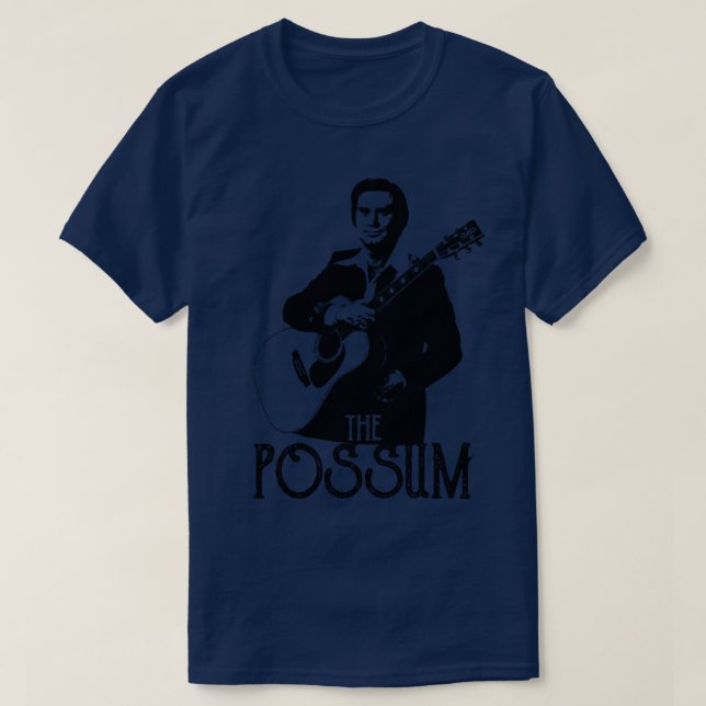 Camiseta George Jones O Possum 1 (Frente do Design)