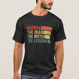 Camiseta George O Homem O Mito A Legenda Vintage Presente p