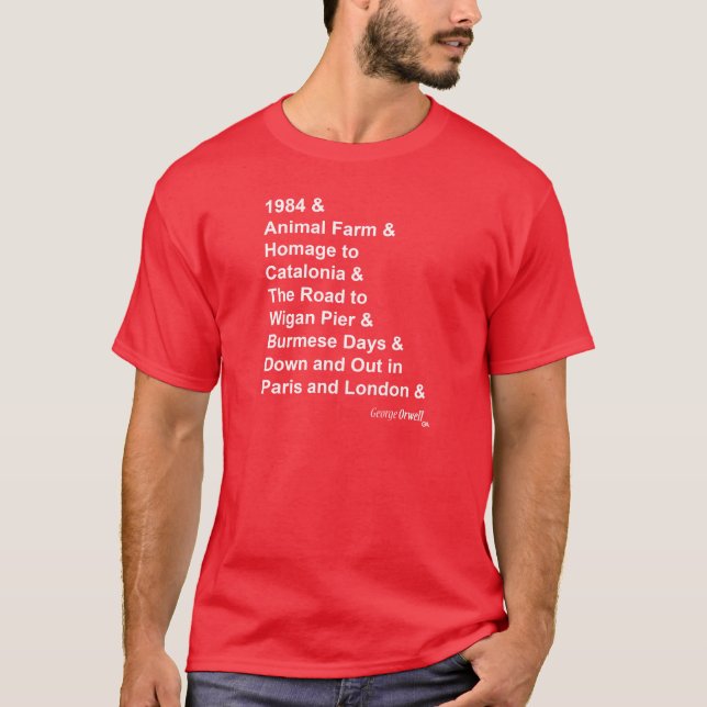 Camiseta George Orwell (Frente)