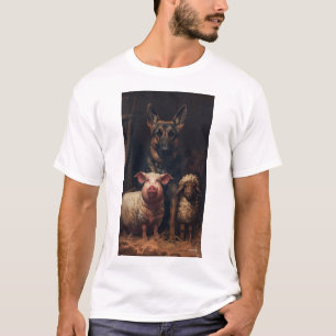 Camiseta George Orwell 1984 Inspirou Novel Litera Dystopian