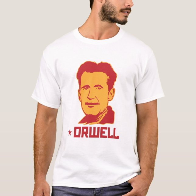 Camiseta George Orwell 84 1984 jérseis (Frente)