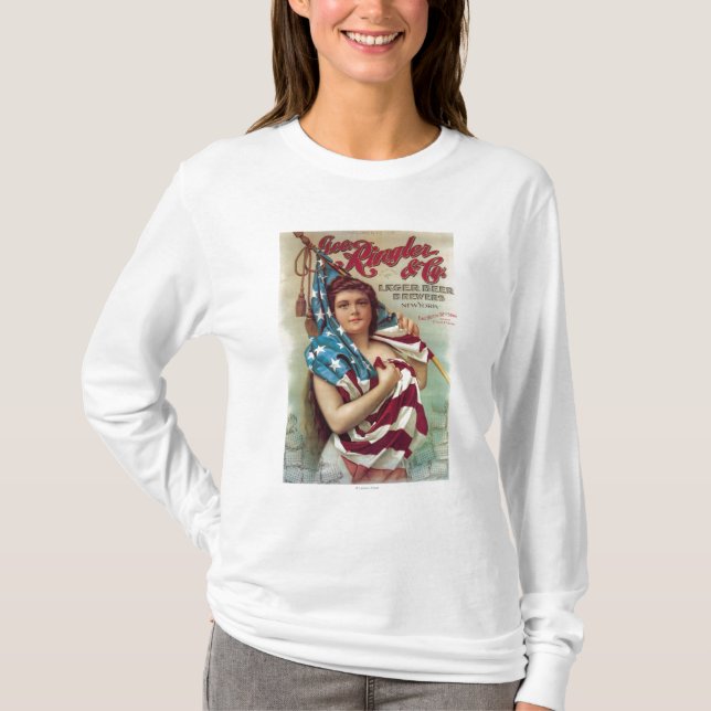 Camiseta George Ringler & de cerveja do CO. poster (Frente)