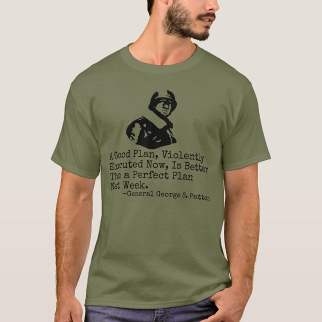 Camiseta George S. Patton Cita WW2 General Patton (Frente)