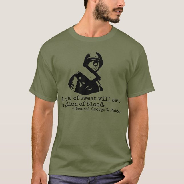Camiseta George S. Patton Cita WW2 General Patton (Frente)