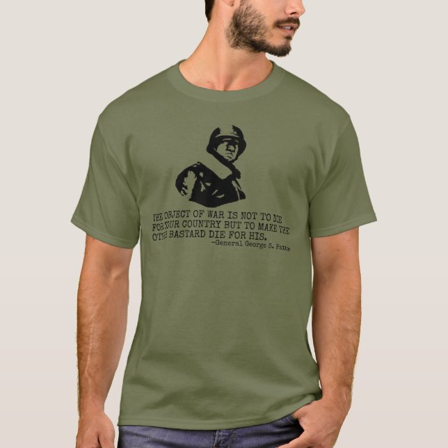 Camiseta George S. Patton Cita WW2 General Patton (Frente)