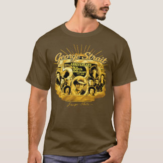 Camiseta George Strait 50º ANIVERSÁRIO 1975 - OBRIGADO Y 20