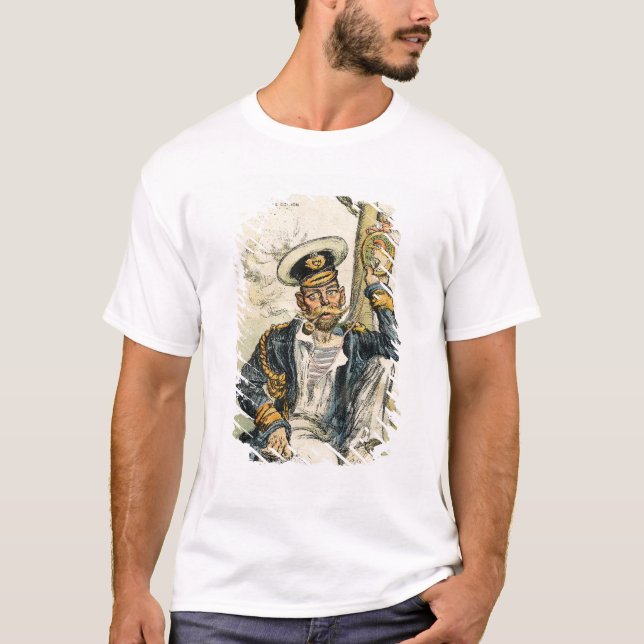 Camiseta George V, "o simples" do marinho real (Frente)