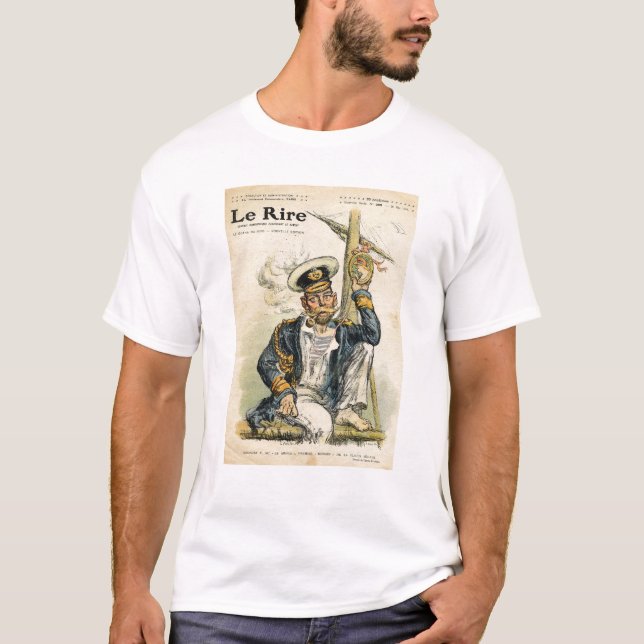 Camiseta George V, "o simples" do marinho real (Frente)
