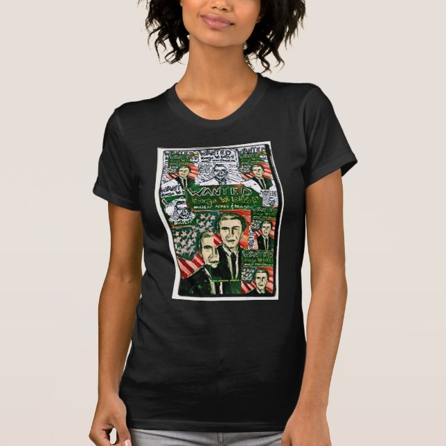 CAMISETA GEORGE W BUSH QUERIA COLAGEM (Frente)