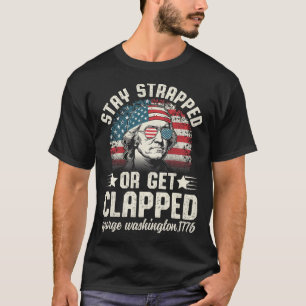 Camiseta George Washington 4 de Julho Fique Ligado Ou Seja