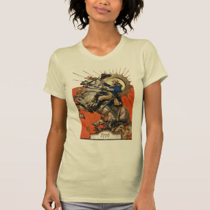 Camiseta George Washington a cavalo
