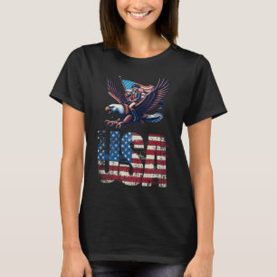 Camiseta George Washington Dirigindo Uma Águia Cálida 4 De 