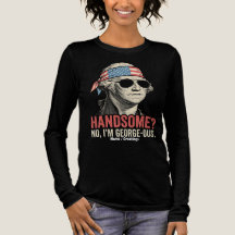 George Washington engraçado George-oso Retro Patri