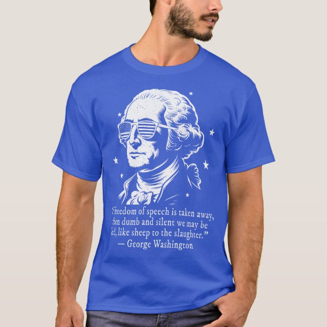 Camiseta George Washington Freedom of Speech Cote (Frente)