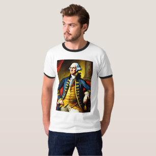 Camiseta George washington no escritório