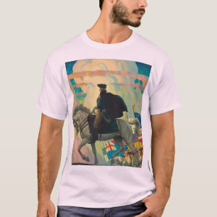 Camiseta George Washington por Newell Convers Wyeth