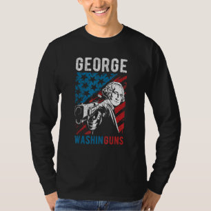 Camiseta George Washington segundo Emenda Pro Guns 4º De Ju