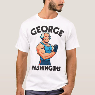Camiseta George Washinguns Cartoon Gym Flex Tee