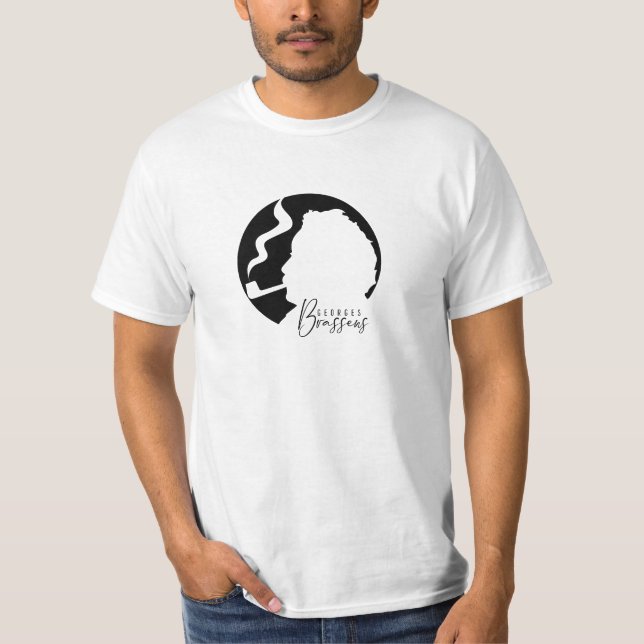 Camiseta Georges Brassens - Hommage (Frente)