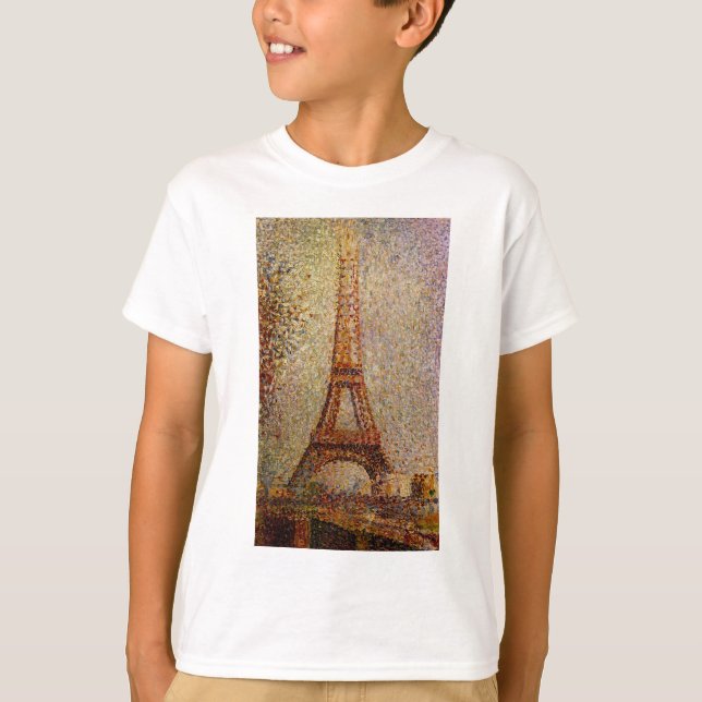 Camiseta Georges Seurat: A Torre Eiffel (1889) (Frente)