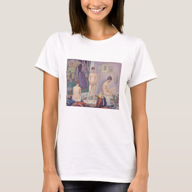 Camiseta Georges Seurat - Os Modelos (Frente)