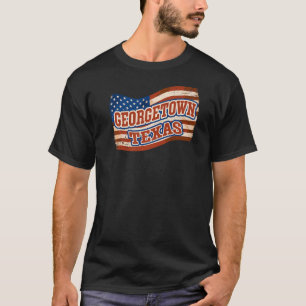 Camiseta Georgetown City National Texas Day Vintage América