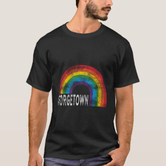 Camiseta Georgetown Hoyas Pride Rainbow