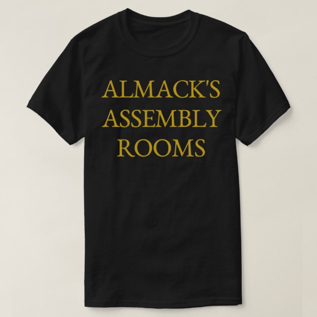Camiseta Georgette Heyer Almackamp39s Assembly Rooms (Frente do Design)