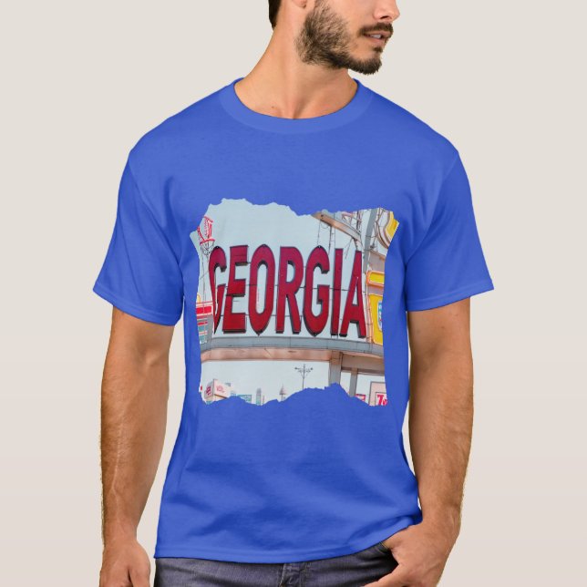 Camiseta GEÓRGIA 24 14 Sobredimensionado (Frente)