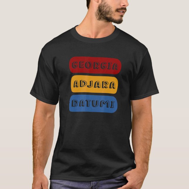 Camiseta Georgia, Adjara, Batumi, Georgian (Frente)