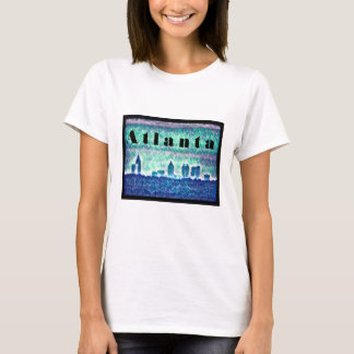 Camiseta Georgia: Atlanta silhouette retro anos 80
