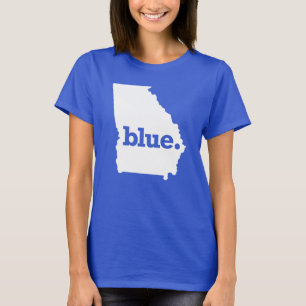 CAMISETA GEÓRGIA DO ESTADO AZUL