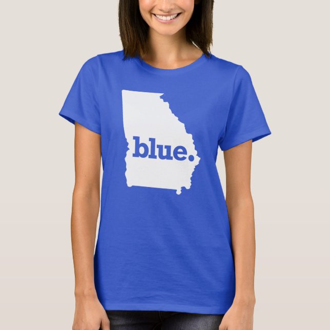 CAMISETA GEÓRGIA DO ESTADO AZUL (Frente)