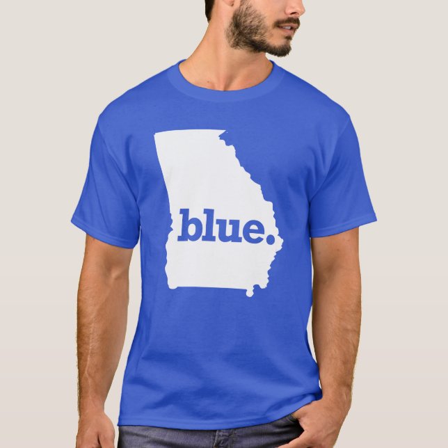 CAMISETA GEÓRGIA DO ESTADO AZUL (Frente)