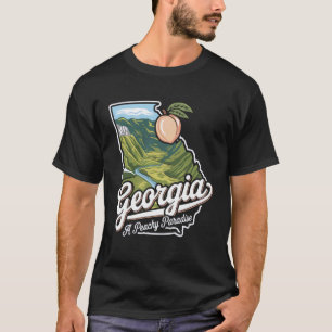 Camiseta Geórgia EUA Estado Americano Estados Unidos Améric