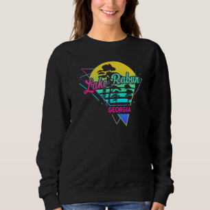 Camiseta Geórgia EUA Nostálgico Retro Lago Rabun
