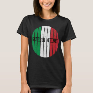 Camiseta Georgia Meloni Vintage Itália Herói Itália Bandeir
