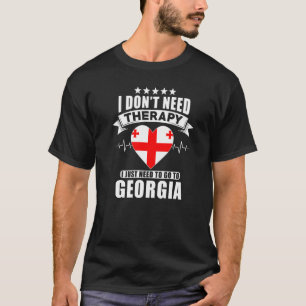 Camiseta Georgia, não preciso de terapia, só preciso de ir