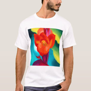 Camiseta Georgia O Keeffe Red Canna
