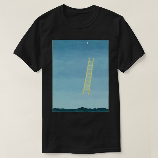 Camiseta Georgia O&x27;Keeffe Ladder to the Moon 1958 Magne (Frente do Design)