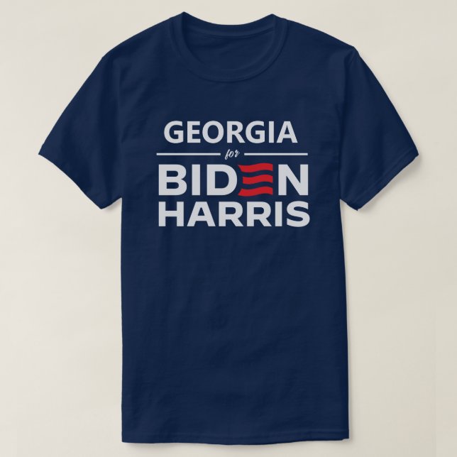 Camiseta Georgia para Biden Harris (Frente do Design)