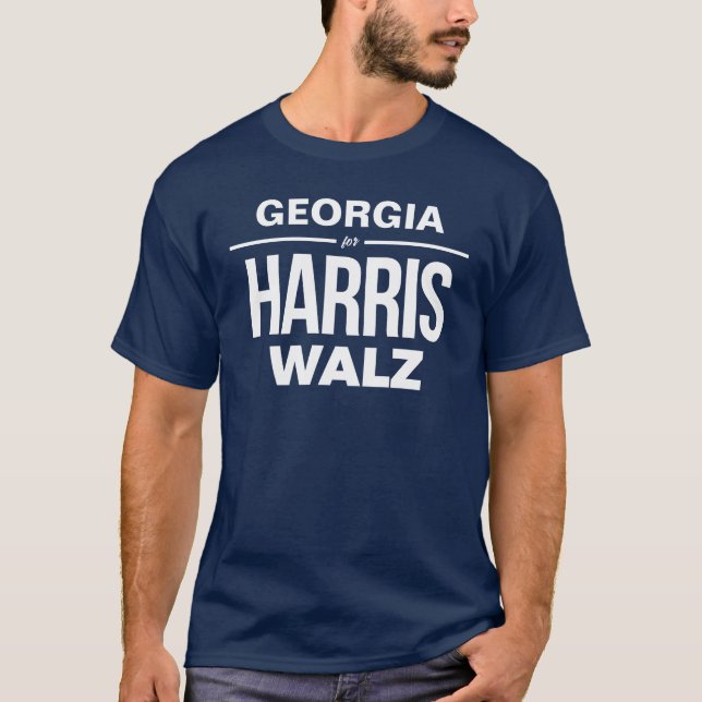 Camiseta Georgia para Harris Walz (Frente)