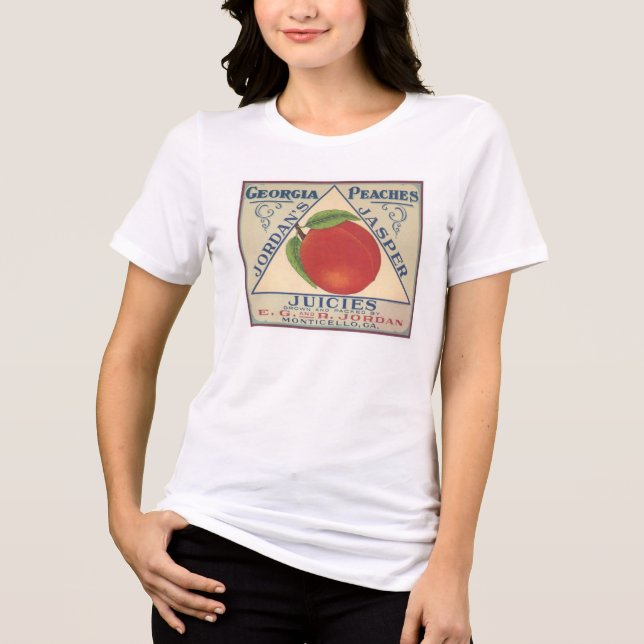 Camiseta Georgia Peaches Vintage (Frente)