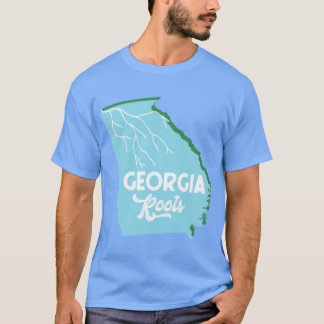 Camiseta Georgia Roots Aqua Green